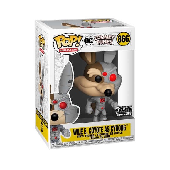 Funko Pop "Wile E. Coyote as Cyborg" FYE Exclusive #866 - Picture 2 of 3